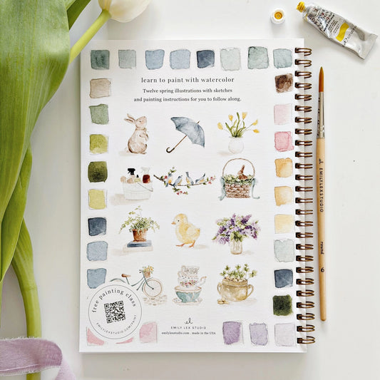 Emily Lex Studio - Spring Watercolor Workbook