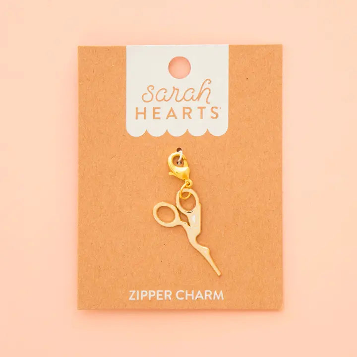 Sarah Hearts Zipper Charms - Multiple Designs