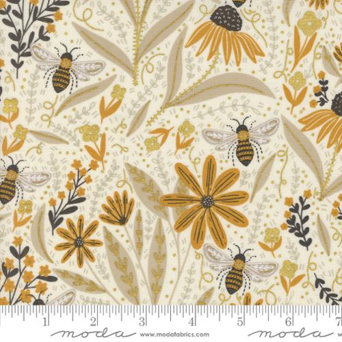 Bee Garden in Porcelain Metallic