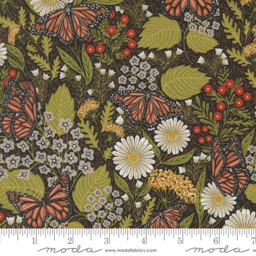 Bee Garden: Summer Butterfly in Black Metallic