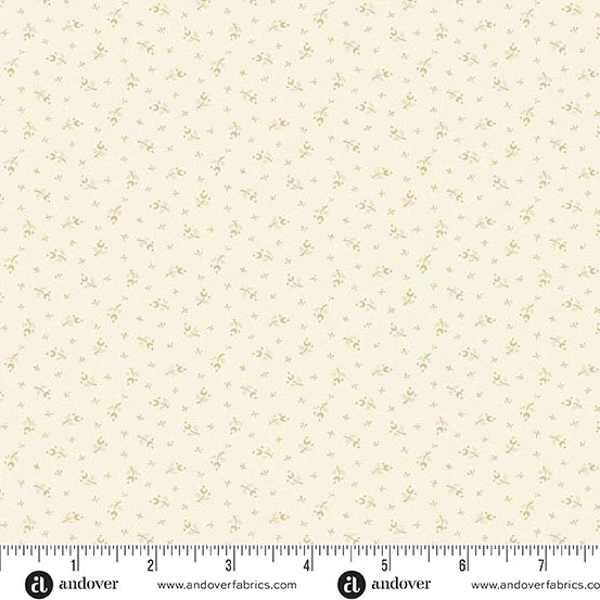 Snow Flurry by Laundry Basket Quilts Moonflower Cream