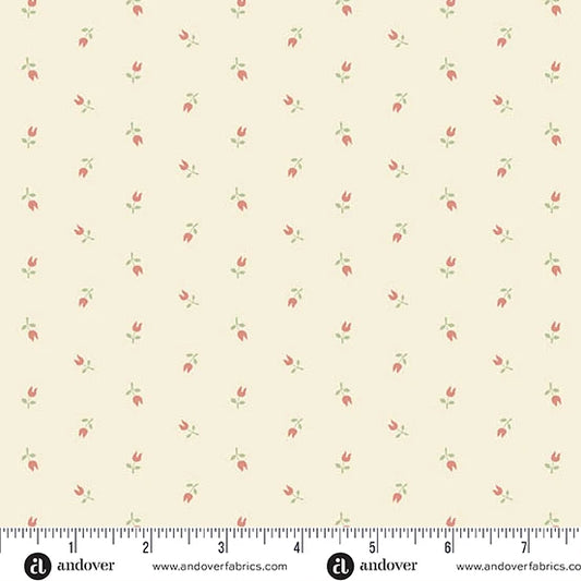 Snow Flurry by Laundry Basket Quilts Winter Heath Cream