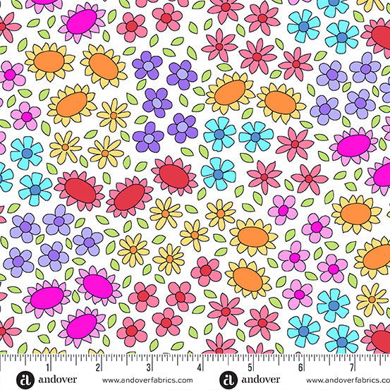 Flutter: Bright Meadow in White