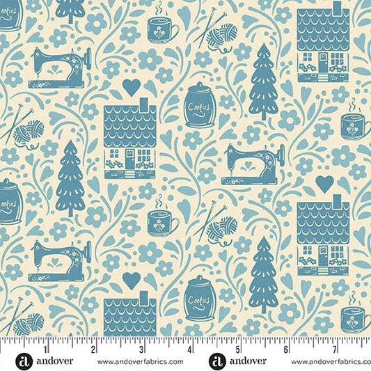 Cozy House: Vignette in Chambray