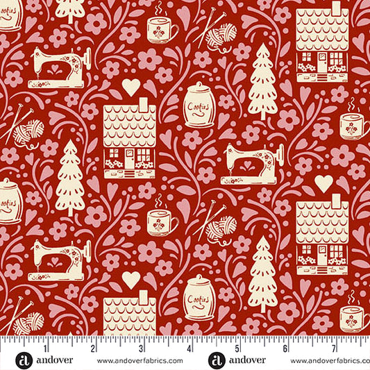 Cozy House: Vignette in Garnet