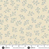 Wideback Blue Sky by Laundry Basket in Cream