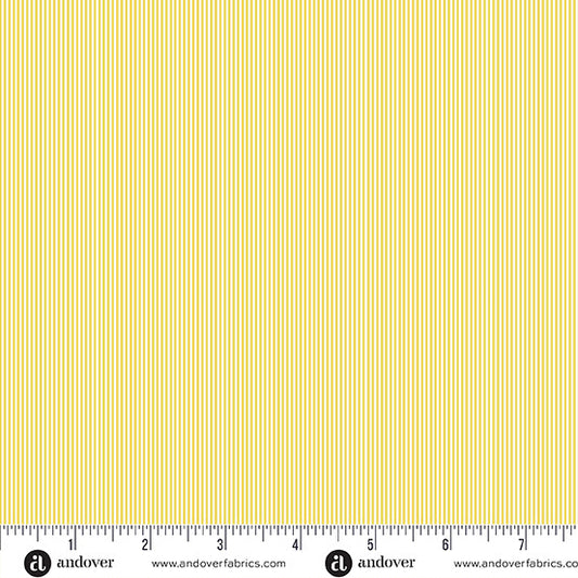 Petite Fleur: Pin Stripe Yellow