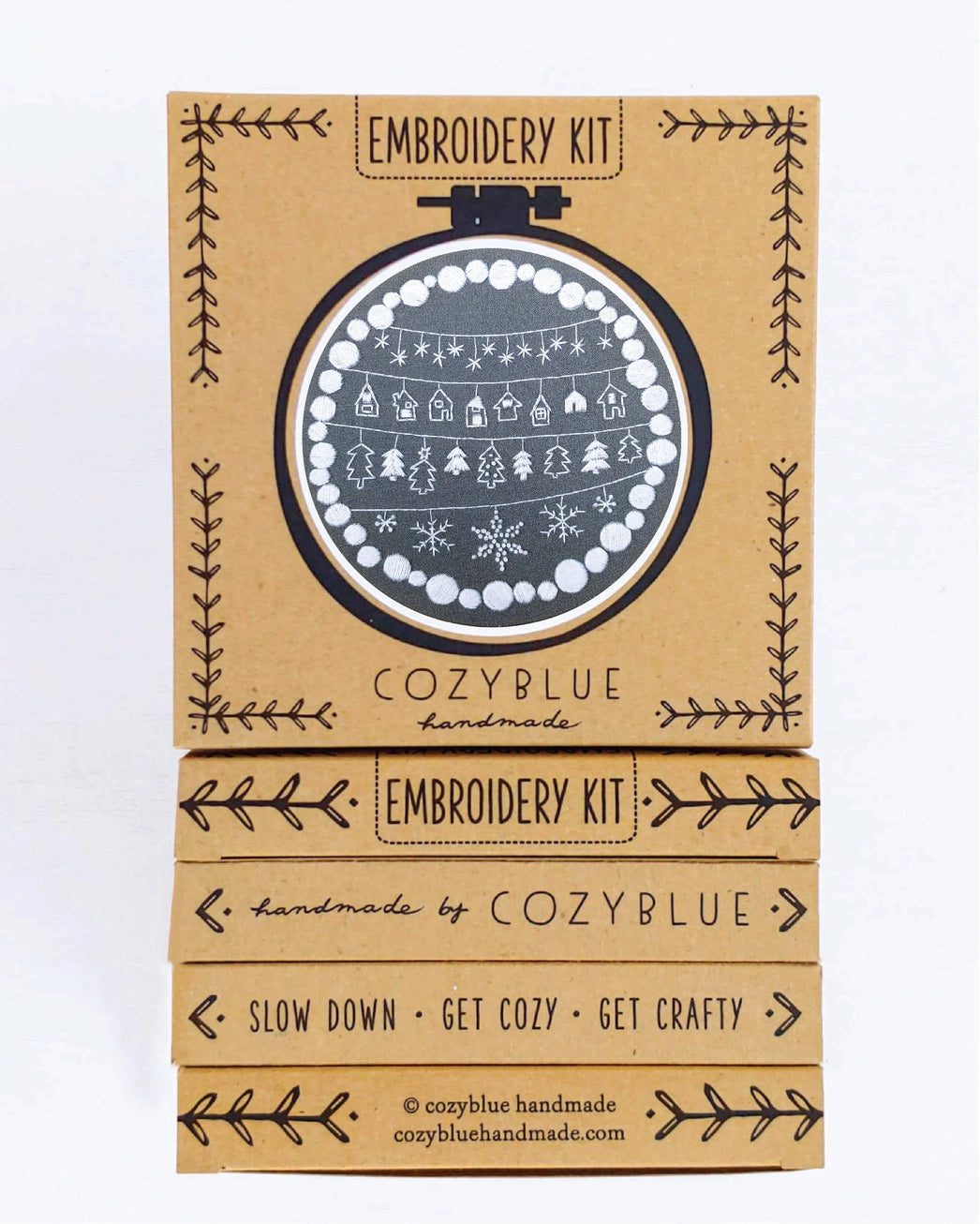 Cozy Holiday Embroidery Kit