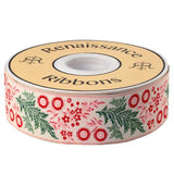 Red & Green Garland Ribbon - 1.5"