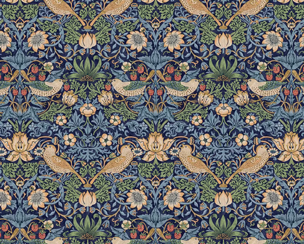 Morris & Co. Quiltbacks: Strawberry Thief, 108"