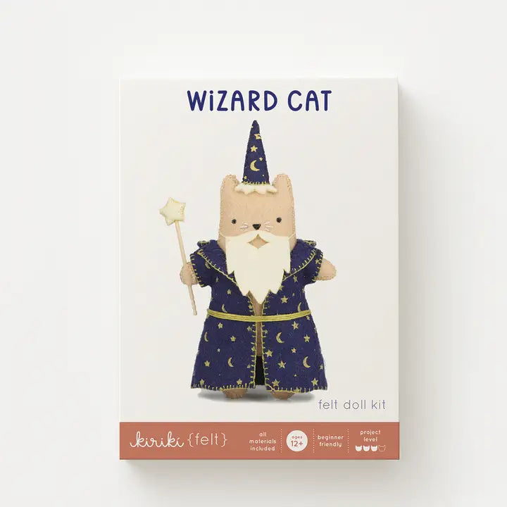 Halloween Cat Felt Doll Kit - Multiple Varieties to Choose From!