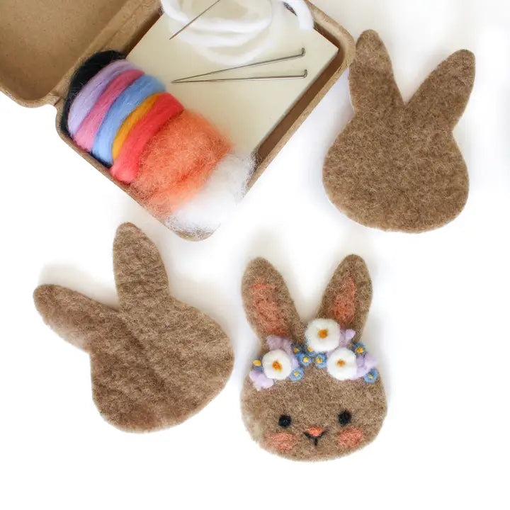 Mini Bunny Felting Craft Kit