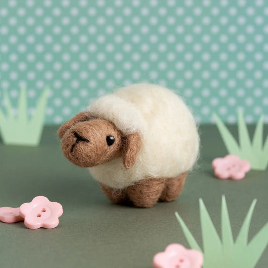 Sheep Mini Needle Felting Kit