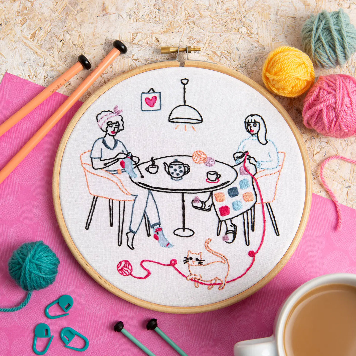 Knitting & Crochet Embroidery Kit (Tangled)