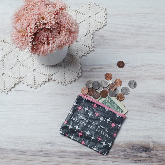 Zipper Pouch: Good Change