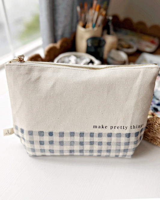 Emily Lex Studio - Canvas Zipper Pouch