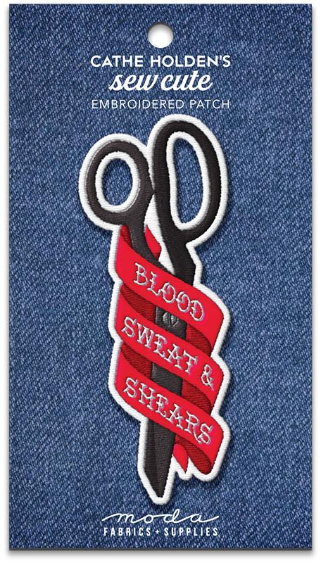 Blood Sweat and Shears Iron on Patch