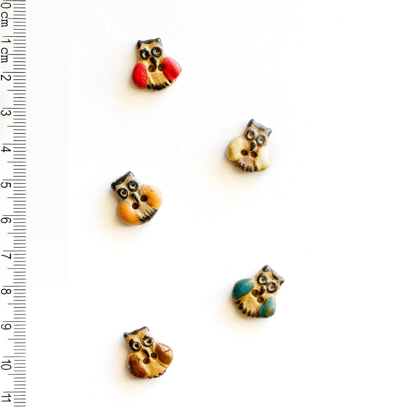 Tiny Owl Buttons