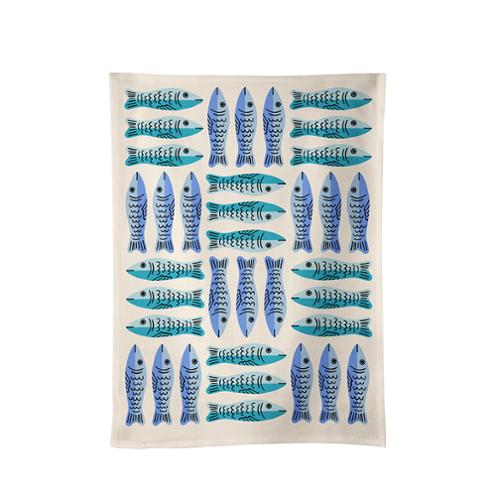 Sardines Tea Towel