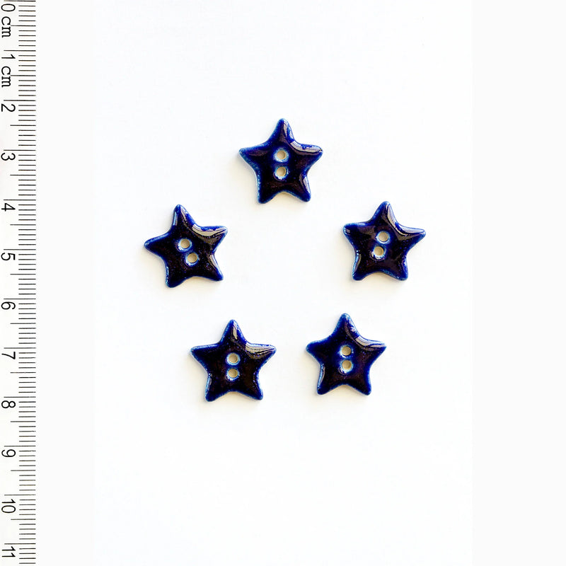 Blue Star Buttons