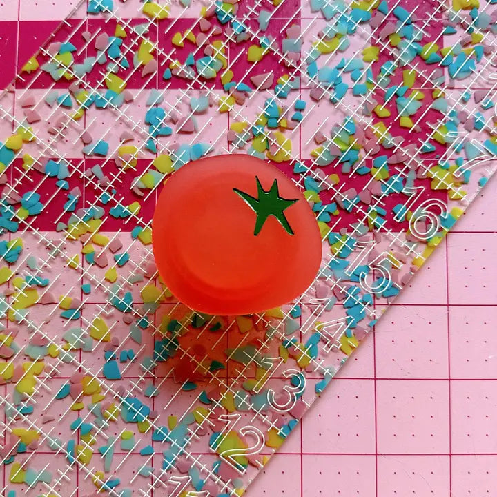 Feral Notions: Tomato Pop-Up Quilt Ruler Handle