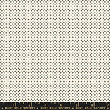 1-800 Calico: Mini Dots in Black on Natural