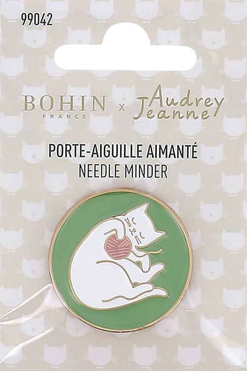 Craft Cats Needle Minders by Bohin x Audrey Jeanne (Multiple Varieties)