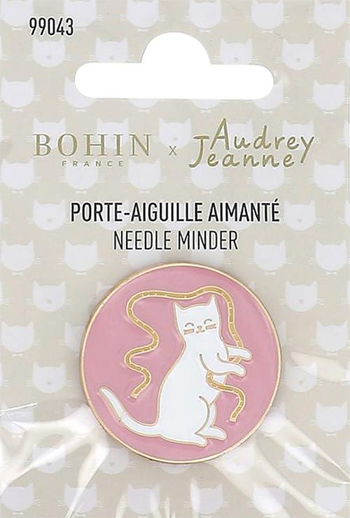 Craft Cats Needle Minders by Bohin x Audrey Jeanne (Multiple Varieties)