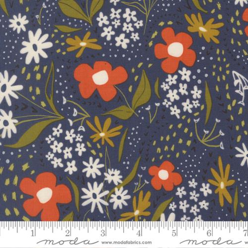 Night Owl: Feedsack Florals in Dusk