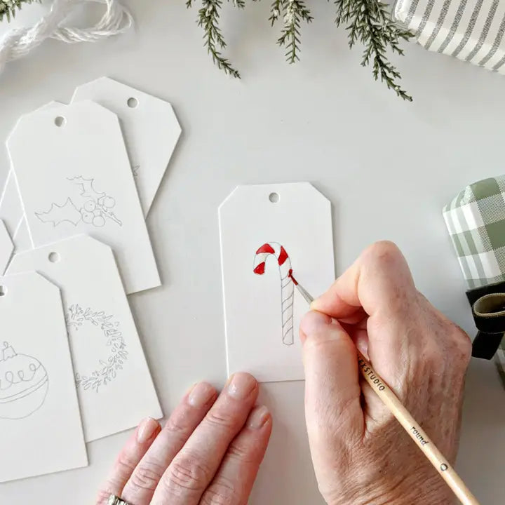 Emily Lex Studio - Classic Christmas Paintable Gift Tags