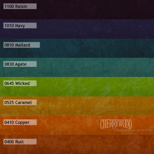 Cherrywood Fabrics 8-Step Half Yard Bundles