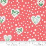 Funny Valentine: Floral Hearts in Coral