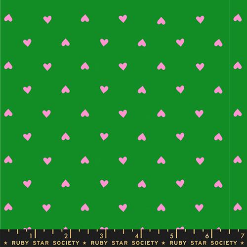 Trinketry Hearts basics in Verdant Neon
