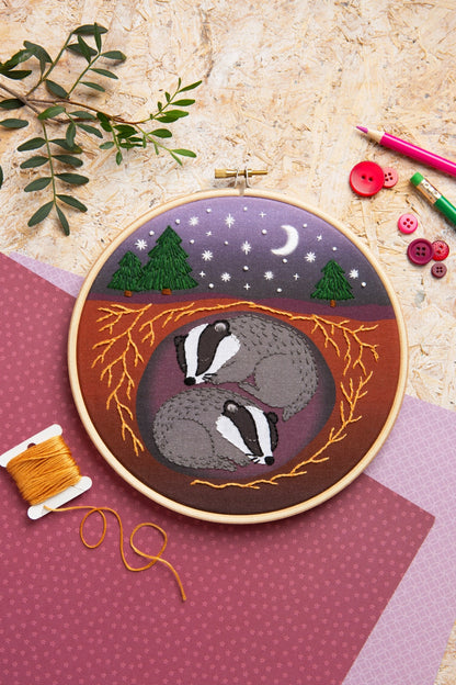 Badger's Rest Embroidery Kit