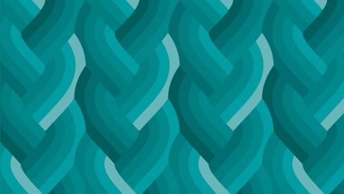 Echo Braid in Teal
