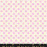 Mini Dot Dots in Neon Pink & White