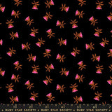 Mystic Fable- Sweetflower Florals in Black