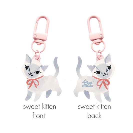 Sweet Kitten Zipper Charm by Lizzie House