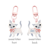 Sweet Kitten Zipper Charm by Lizzie House