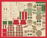 Holiday Cheer Panel Natural: Reindeer Stuffies