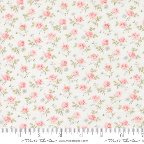 Abide Field Small Florals in Linen White