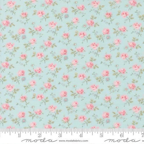 Abide Field Small Florals in Light Blue