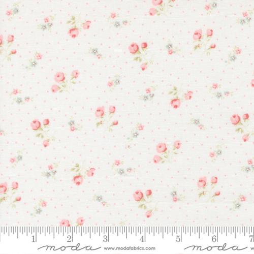 Abide Floral Dots in Linen White