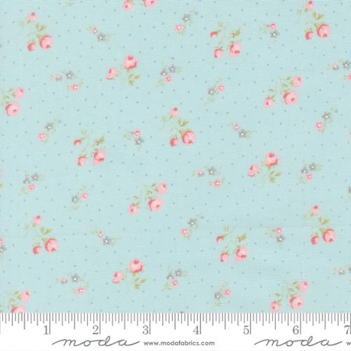 Abide Floral Dots in Light Blue