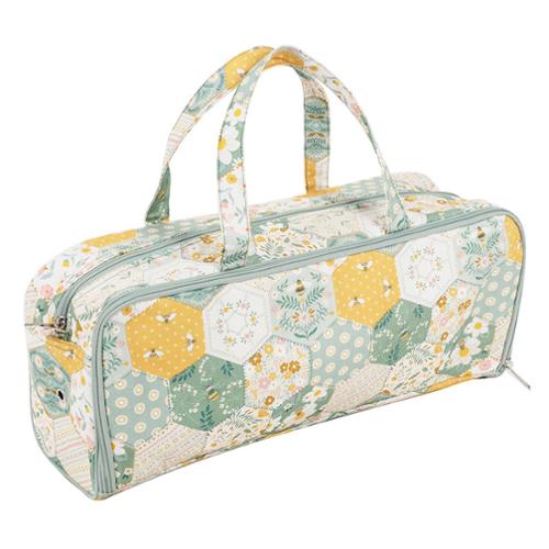 Patchwork Bee Knit Bag