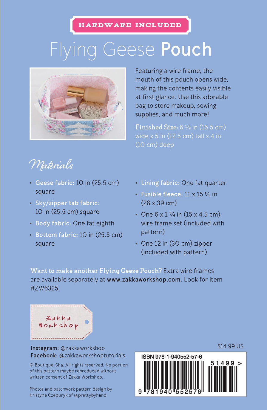 Zakka Workshop - Flying Geese Pouch