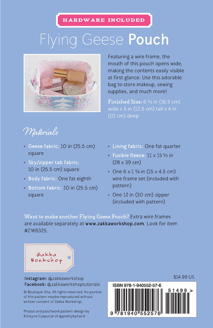 Zakka Workshop - Flying Geese Pouch