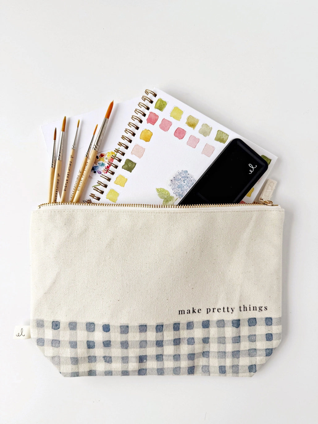 Emily Lex Studio - Canvas Zipper Pouch