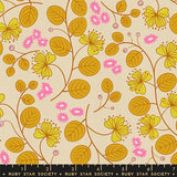 Lofi Linens: Caper Floral in Parchment