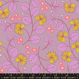Lofi Linens: Caper Floral in Lilac